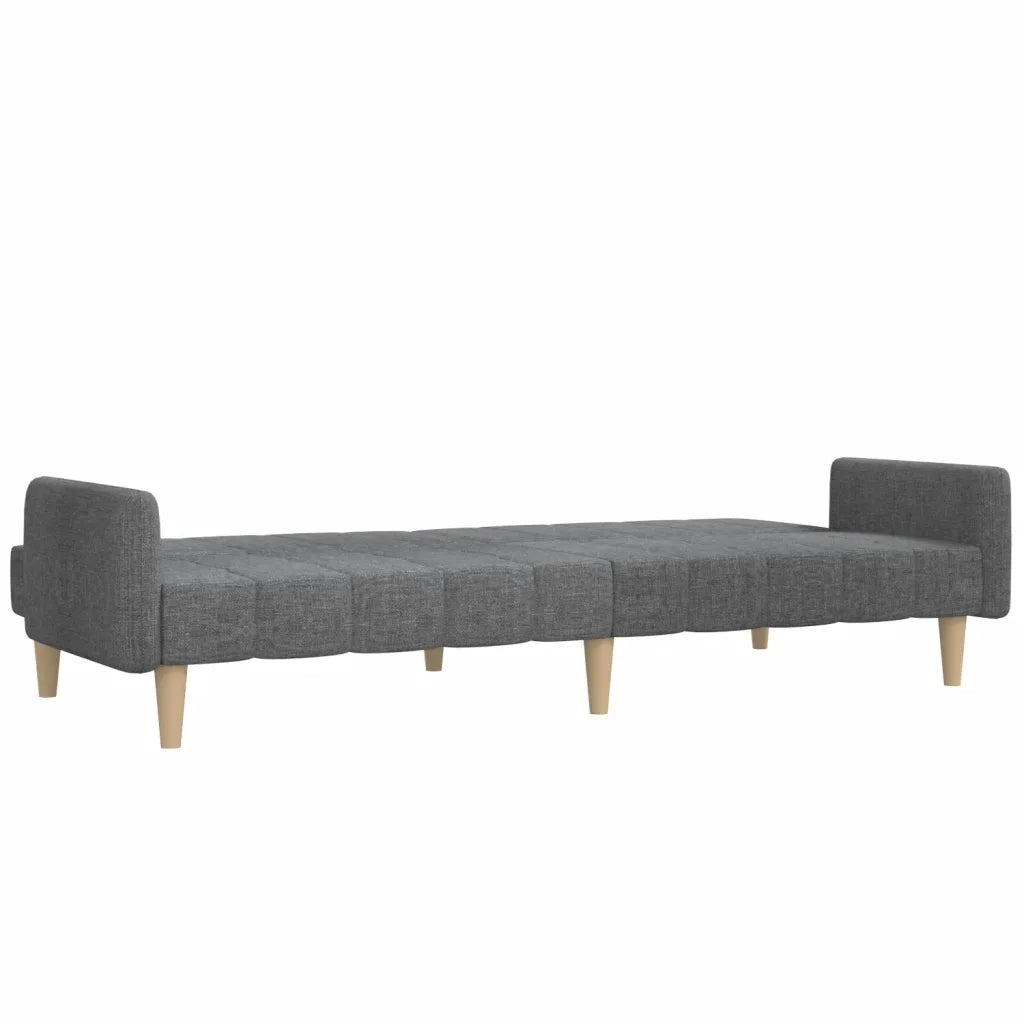Divano letto | Sof¨¤ letto | Letto singolo a 2 Posti Grigio Chiaro in Tessuto