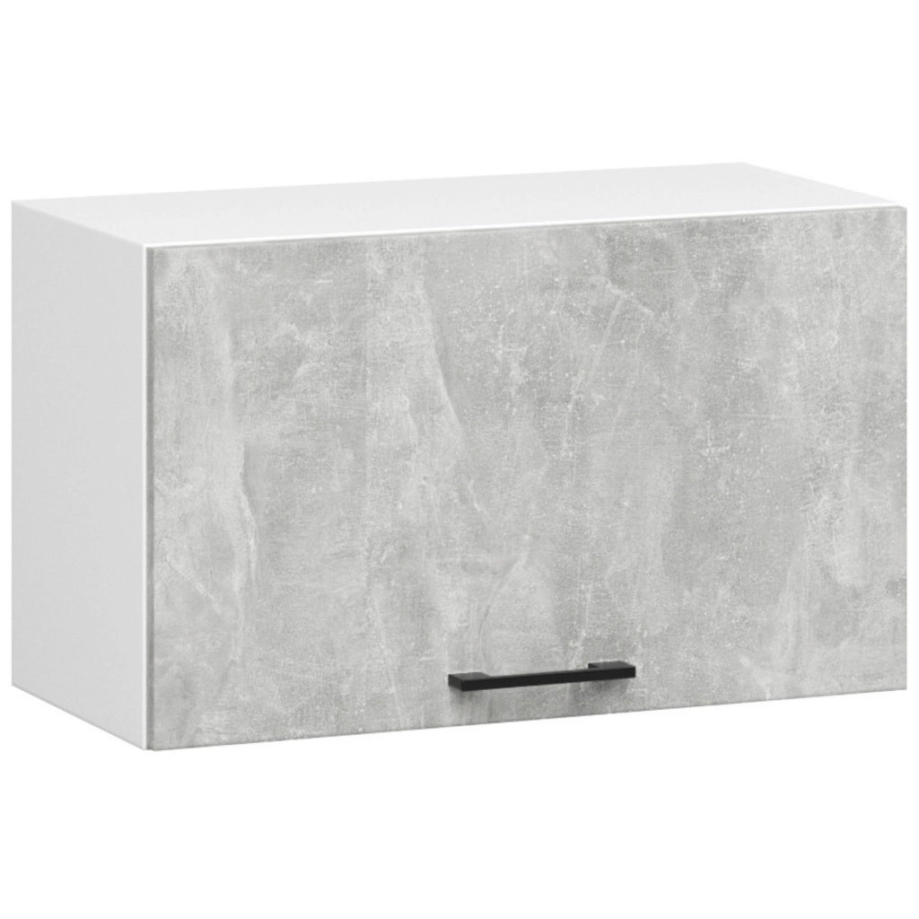 AKORD Set di Mobili da Cucina OLIWIA 180 cm Cemento 180 cm 7 porte 1 cassetto 180x46x203 cm