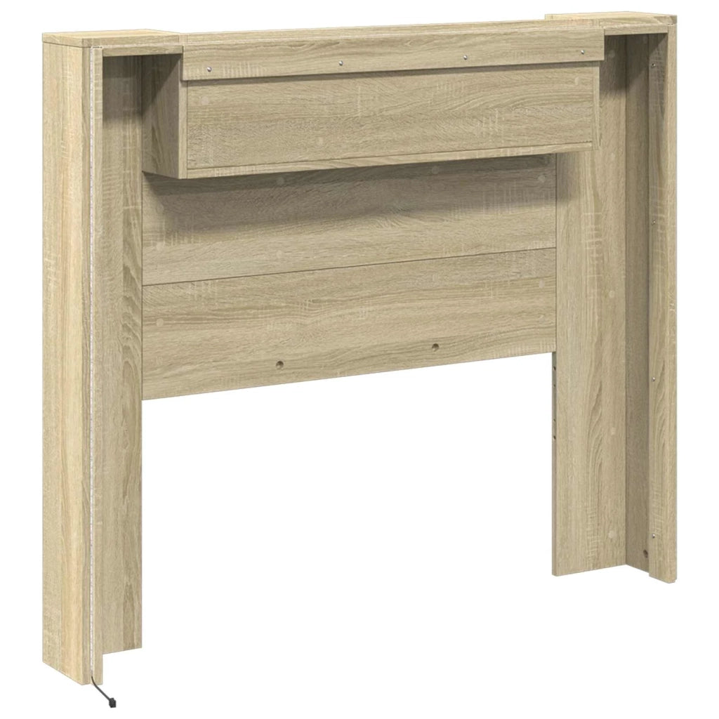 Testata con Mobile e LED Sonoma 120 x 16,5 x 103,5 cm 8006537