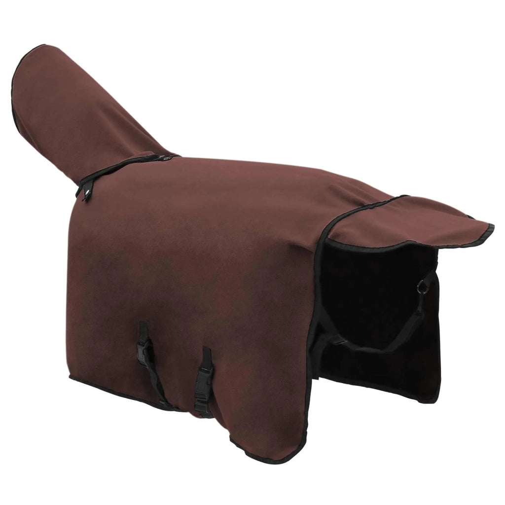 Coperta per Cavalli Marrone Scuro Completo 105 cm Poliestere 42013270