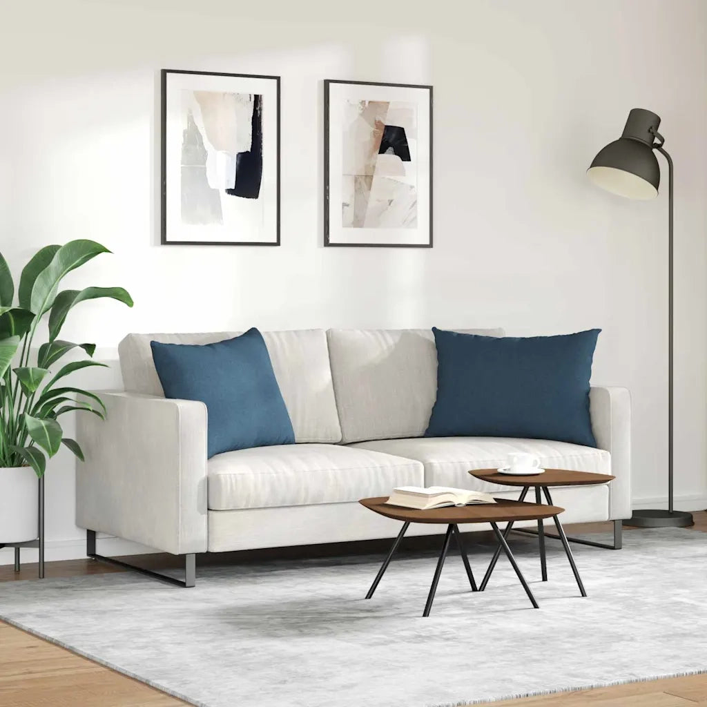 Cuscini da Divano 2 pcs Blu 70 x 50 cm Tessuto 42013747