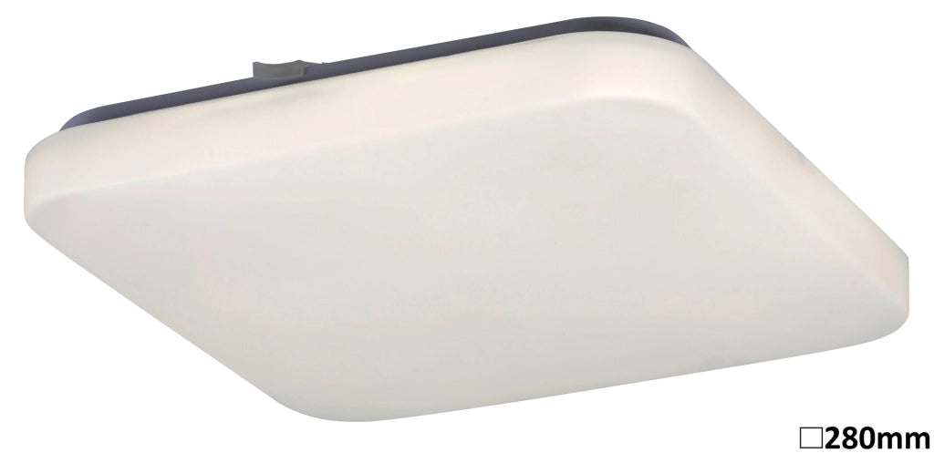 Plafoniera LED quadrata 28cm bianca 20W Rabalux Rob