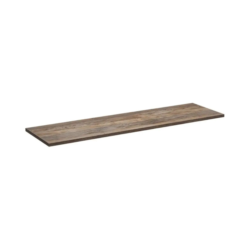 Piano lavabo VANTA quercia scura 160 cm - Mensola da bagno