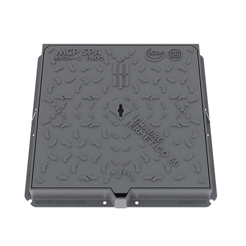 CHIUSINO IN GHISA D400- cm 50 x 50- MCP- pezzi 1