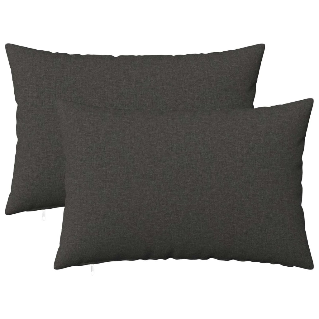 Federa 2 pcs HEERLEN Grigio Scuro 30 x 50 cm 907659