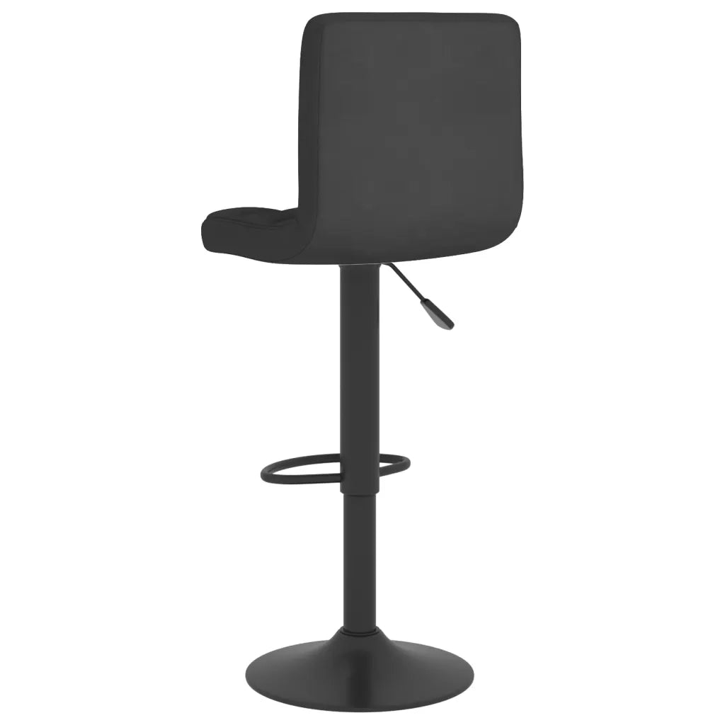 Sgabello da Bar Nero in Tessuto 334278