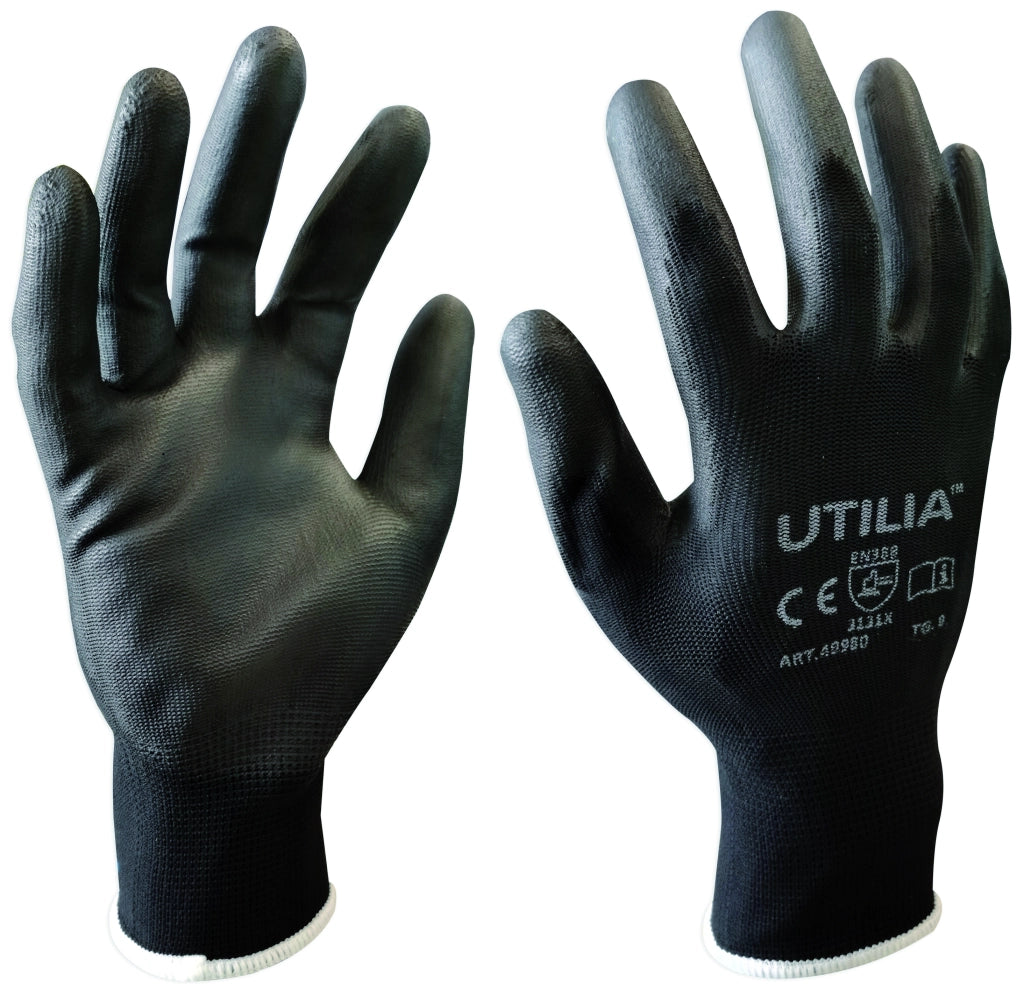 Utilia GUANTI IN POLIURETANO Col. Nero tg. 7 12.00 paia