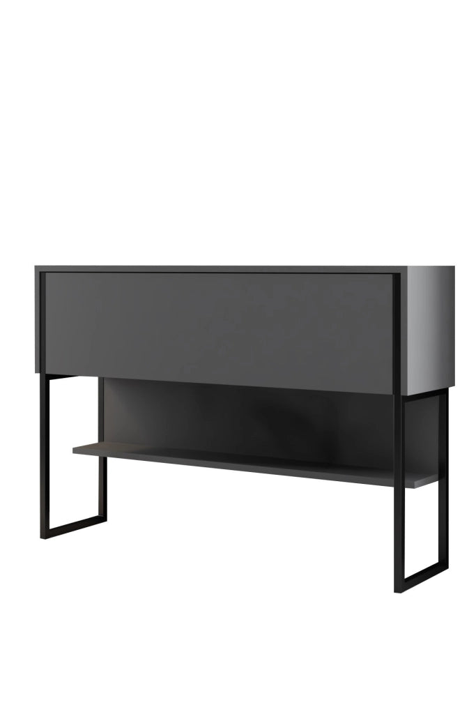 Cassettiera "Luxe" in legno - 120 x 30 x 80 cm - NeroAntracite