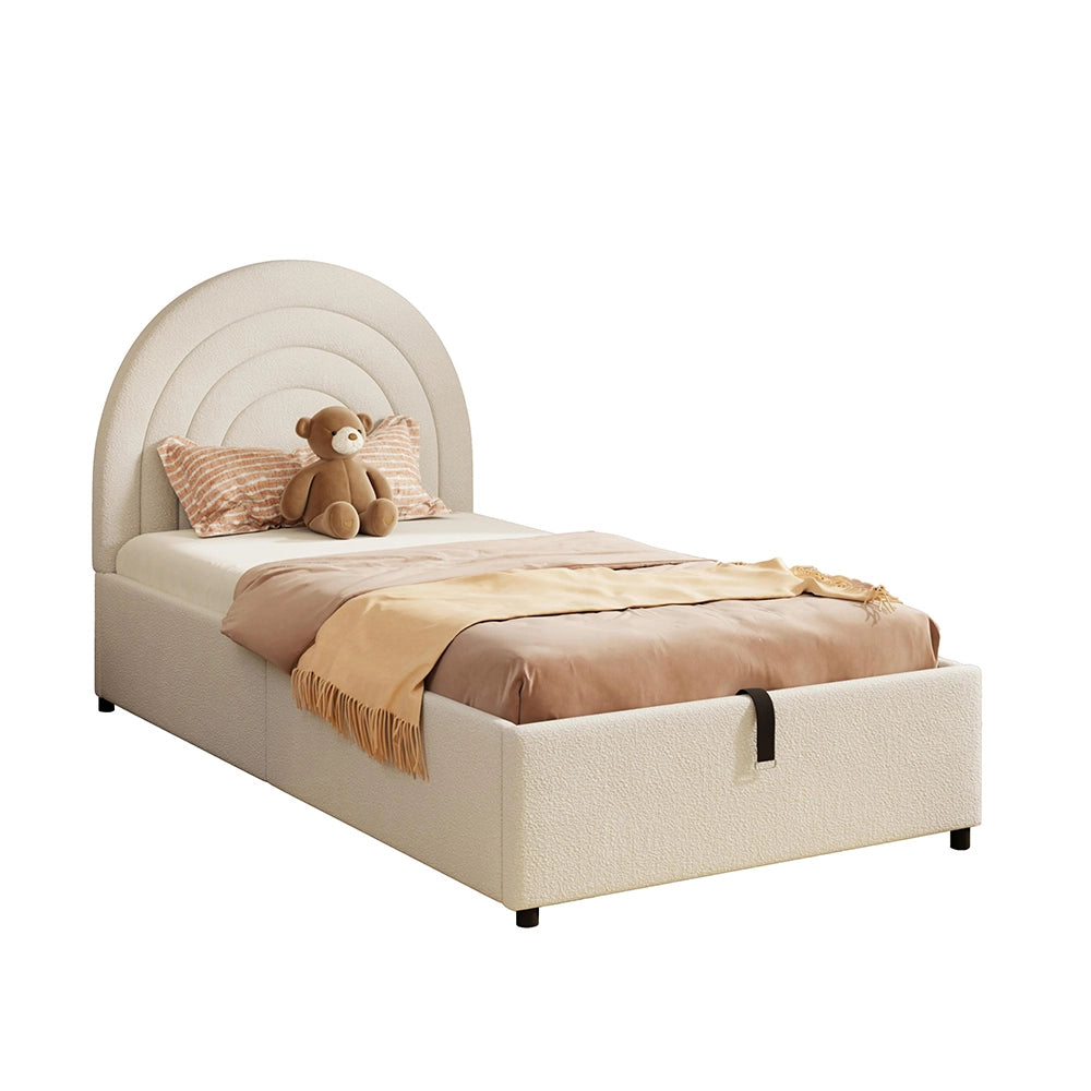 Letto bambino 90x200cm?- Xylo - boucl?? beige