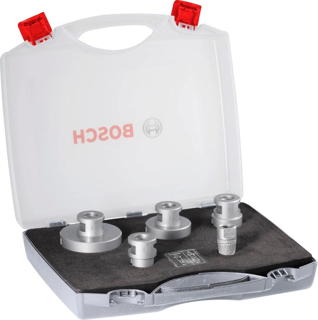 Bosch Professional Set da 5 pz. di punte diamantate a secco Dry Speed Best for Ceramic (per ceramica, accessorio per smerigliatrice angolare)