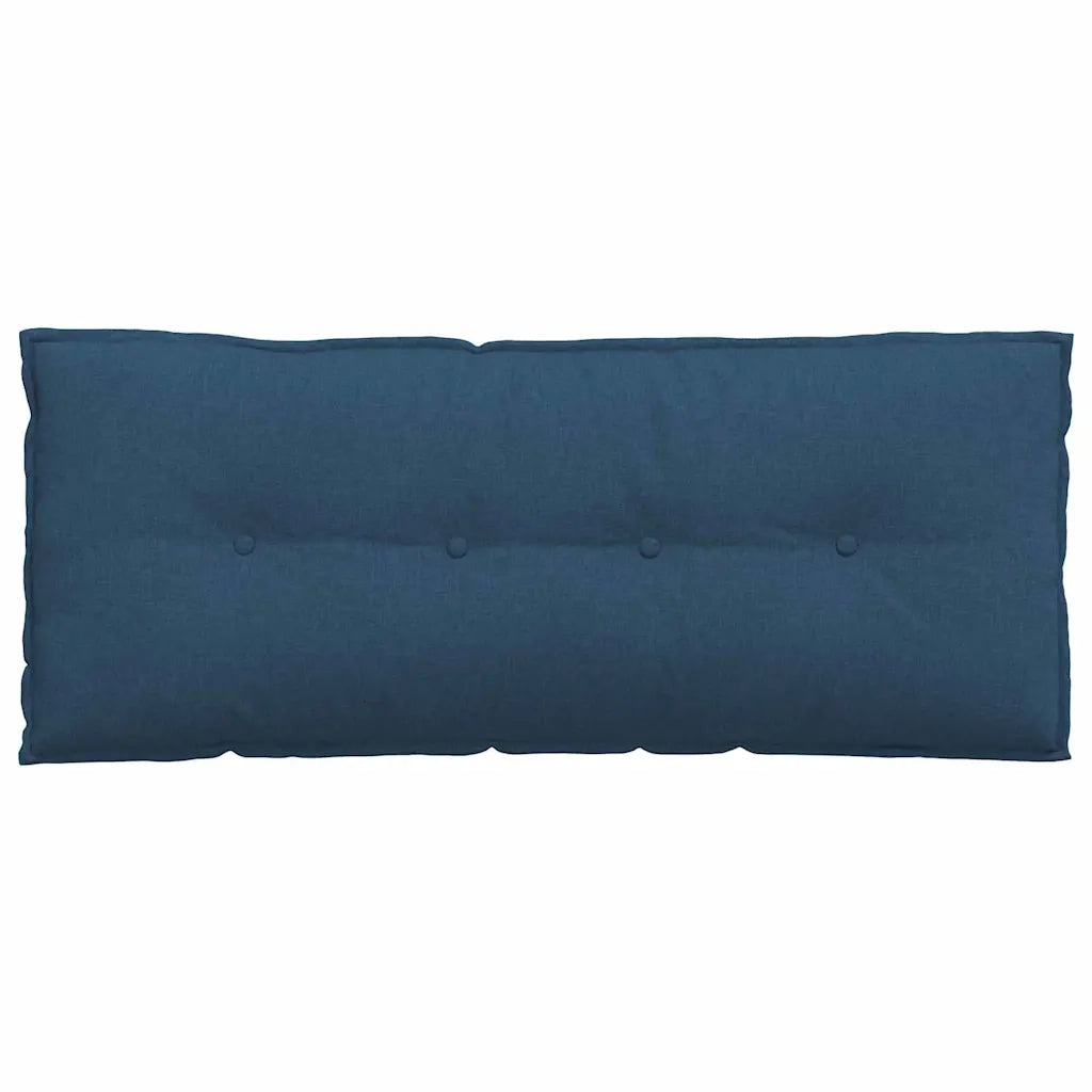 Cuscino per Schiena | Cuscino dorsale Blu 120 x 19 x 50 cm Tessuto