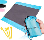 Pavillon da picnic ultra leggero - 200 x 200 cm - impermeabile compatto senza sabbia - pavillon da spiaggia con tasca mini - include borsa 4 ganci carabiner - ombrellino da spiaggia