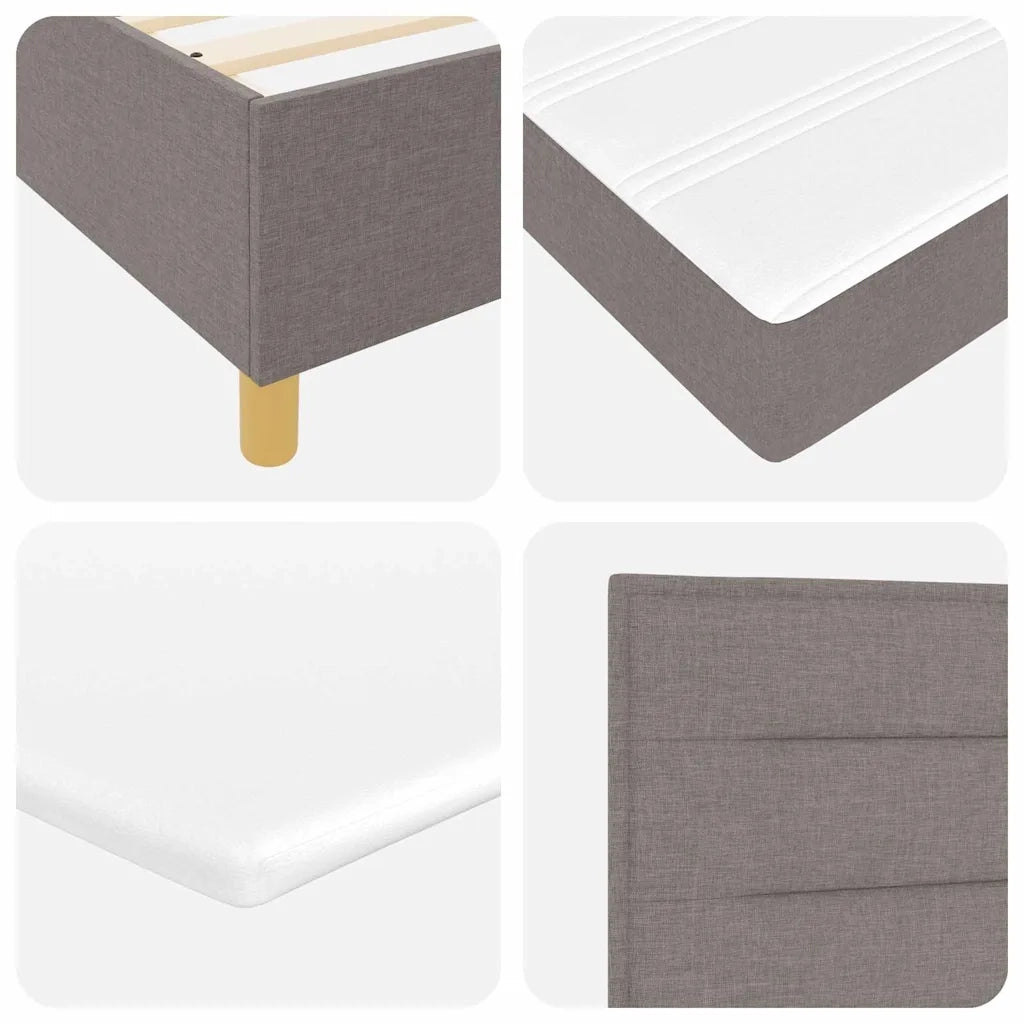 Letto a molle con materasso Talpa 80 x 200 cm Tessuto 3341865