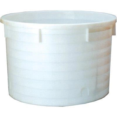 MASTELLONE TONDO BIANCO ICS  LDPE LT 350 CM 96 H.CM 73