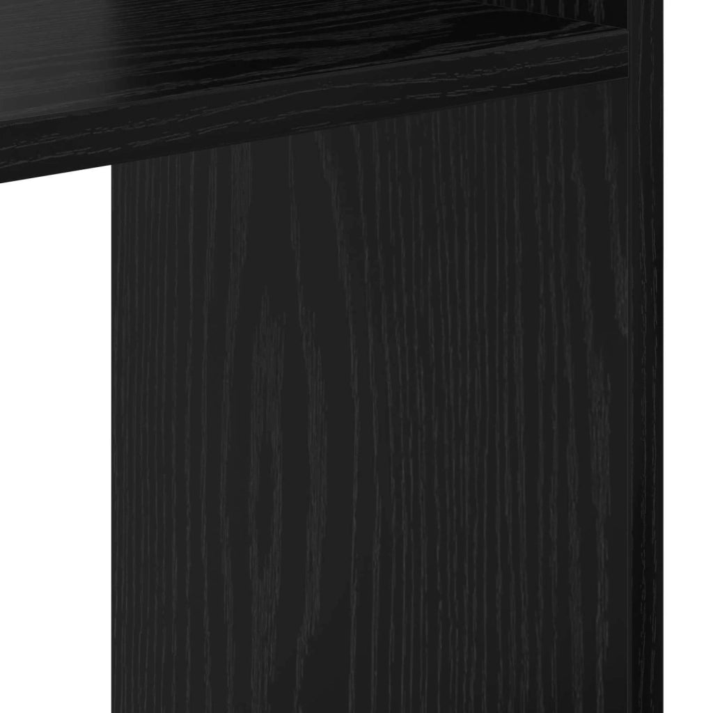 Armadio per Libri Rovere Nero 92 x 29 x 188 cm 3388359