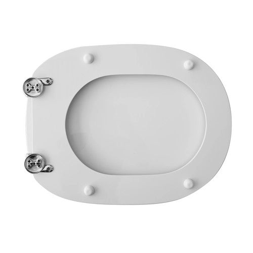 SEDILE WC PER ESEDRA VASO MIX FORMA 6- Bianco - Cerniere A passanti- CW- pezzi 1