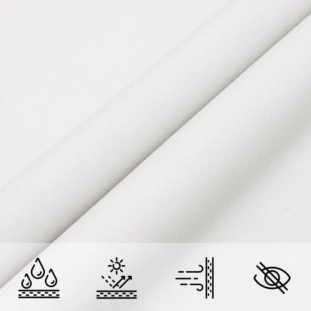 Vela Ombreggiante-Parasole a vela Oxford Triangolare 4x5x5 m Bianco