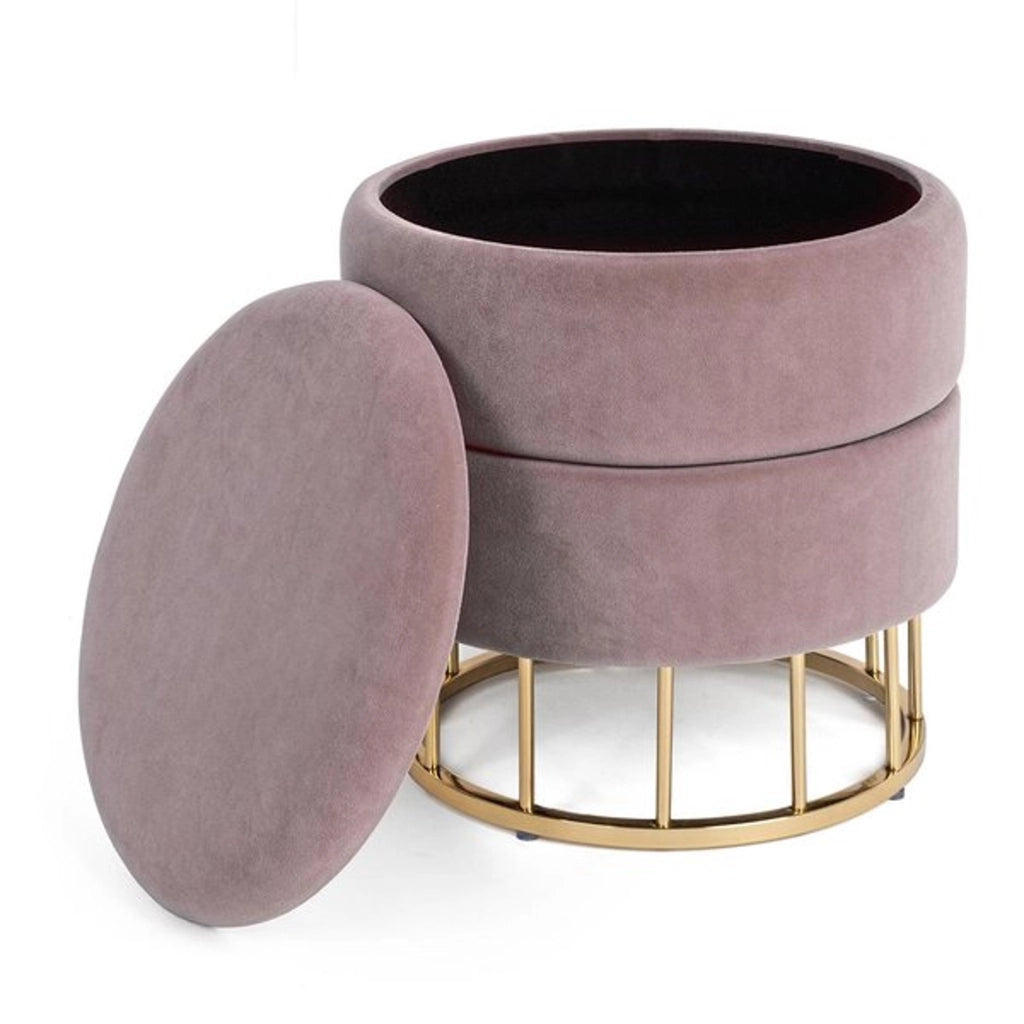 Sgabello cont. pavlina mauve