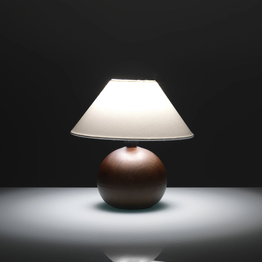Lampada da tavolo ECLISSA legno rovere