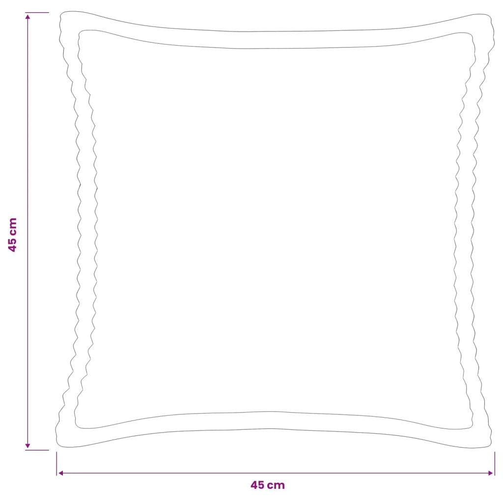 Federa 12 pz HOUTEN Antracite 45 x 45 cm corduroy 918645