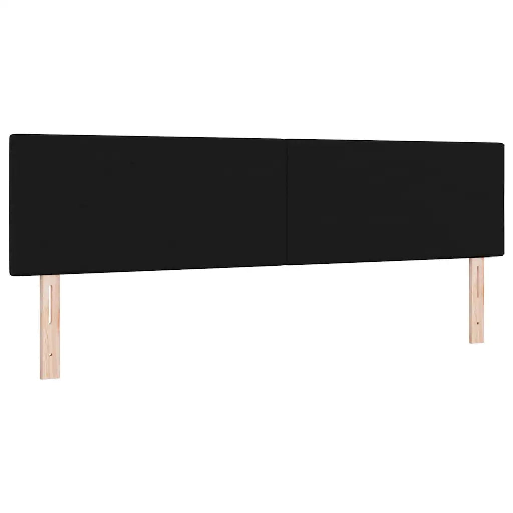 Testiera LED con strisce LED con testiera Nero 180 cm Tessuto 3338150