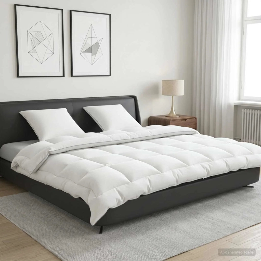 Set di piumone e cuscini 3 pcs 240x260 cm 4 stagioni 350 GSM 3441508