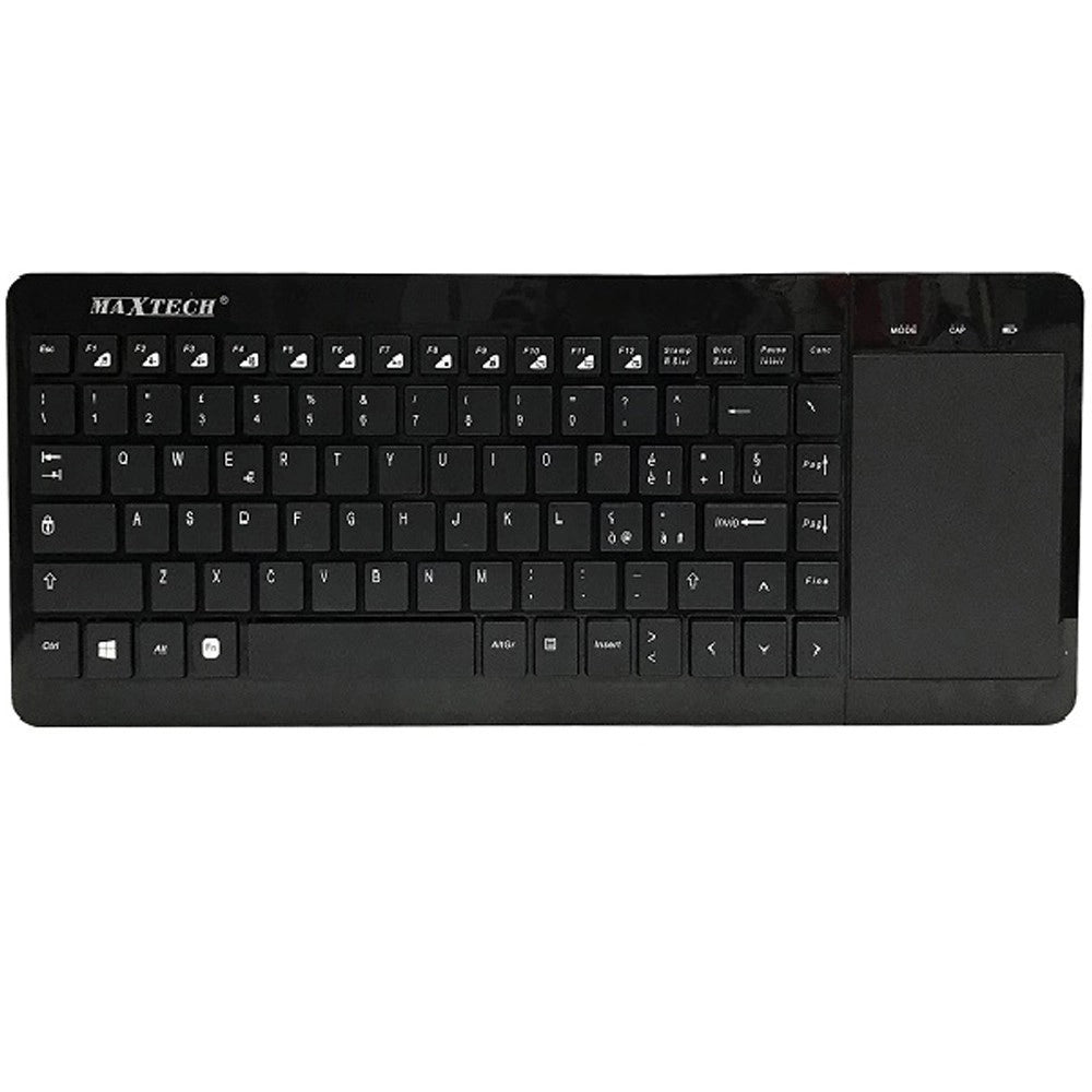 Trade Shop - Mini Tastiera Wireless Touchpad Keyboard Smart Tv Computer Pc 2.4ghz Maxtech Ek-950m -