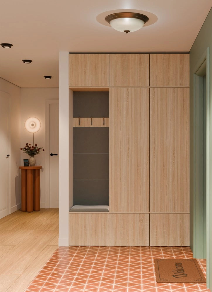 Guardaroba HAGA III/2sz1w rovere sonoma 2x armadio + appendiabiti