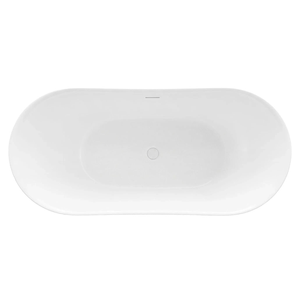 Vasca Bagno Da Terra Rea Ferrano Slim 180 Copritappo nero