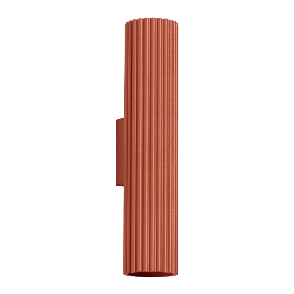 Lampada da parete KARBON 30 rosso ocra