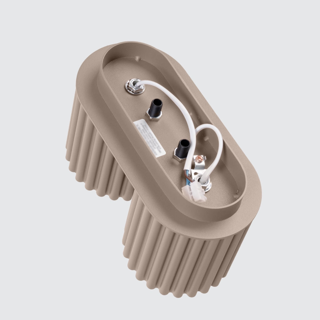 Lampada da soffitto AURA 2 taupe GU10