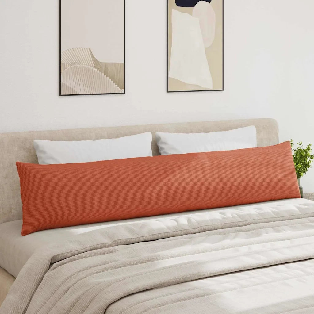 Cuscini da Divano 2 pcs Rosso Arancio 200 x 40 cm 42013910