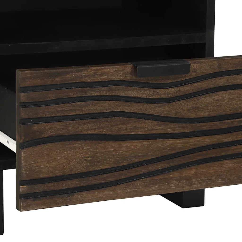 Comodino | Armadio da Notte | Mobiletto da notte Noce 40 x 33 x 46 cm Legno ingegnerizzato