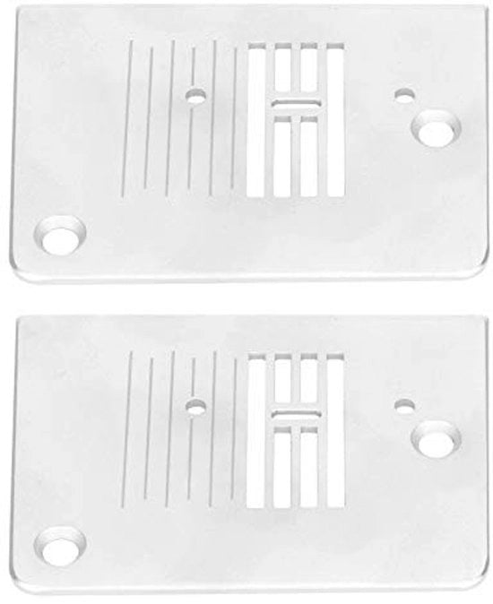 Set di sostituzione di 2 piastre aghiformi di alta qualità - materiale in acciaio - adatto per SINGER 1408/2250 - facile da installare - duraturo e affidabile - piastre aghiformi di sostituzione