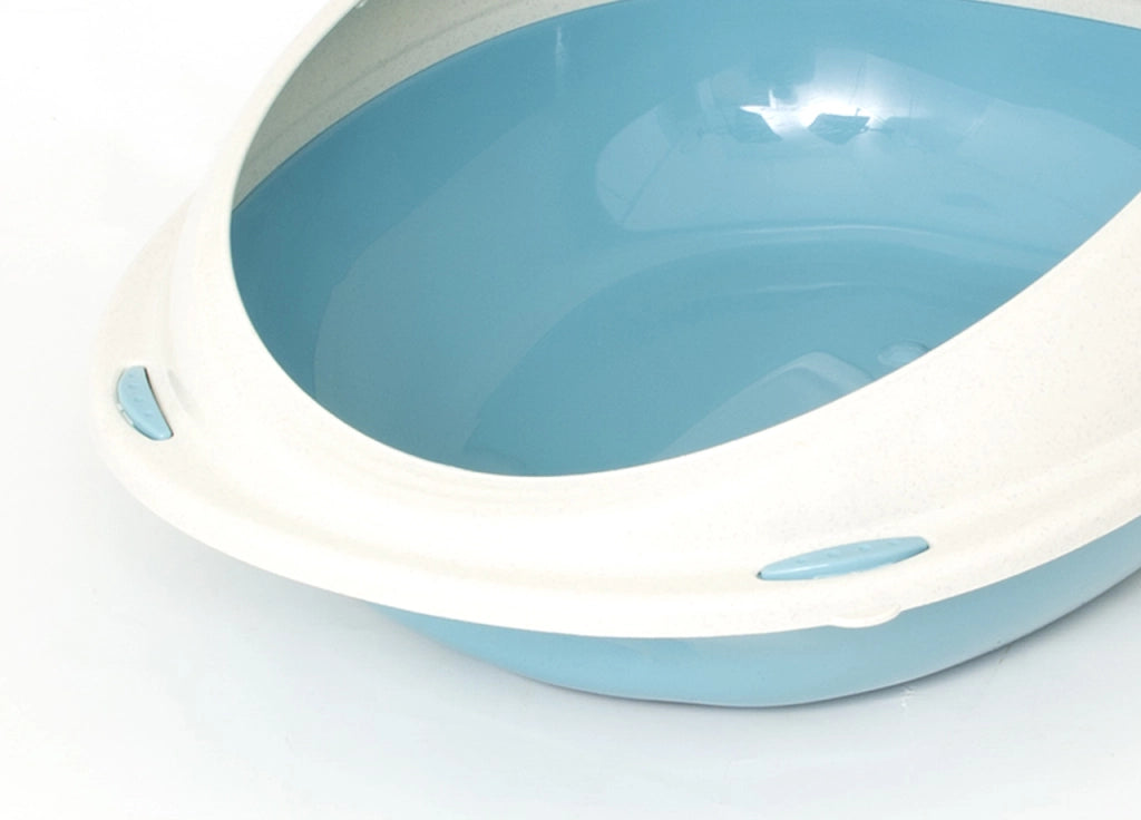Lettiera Toilette Per Gatti Ovale 45x36x15,5cm Modello 700088 Colore Rosa