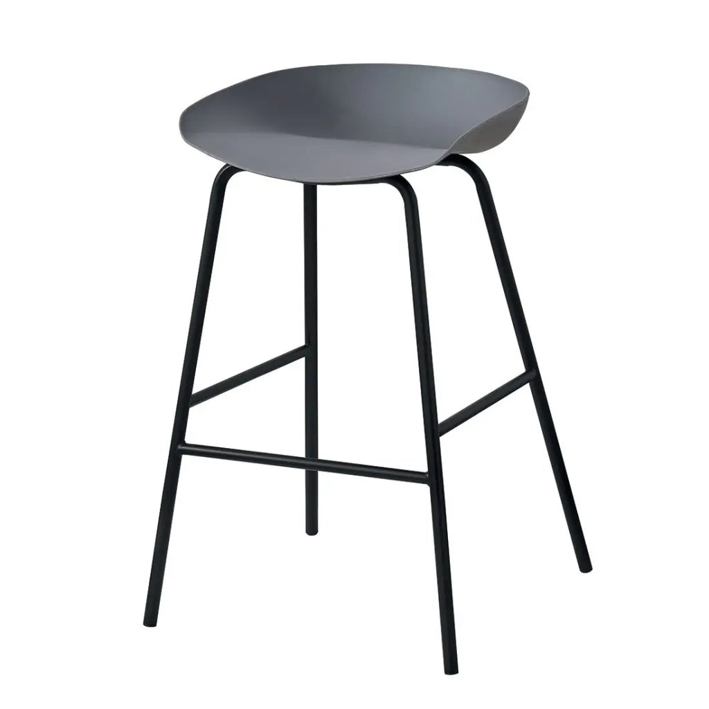 Sedia da bancone design grigio. Collezione SIRA