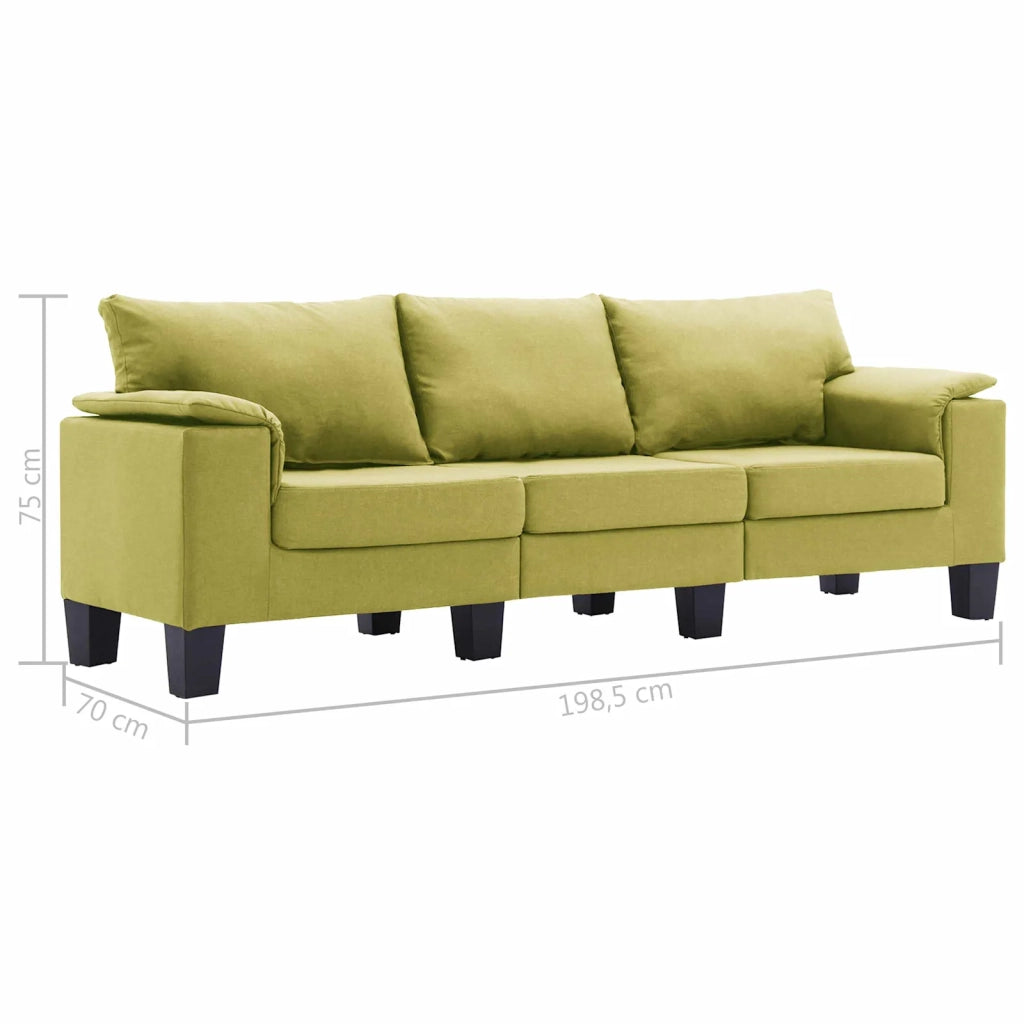 Divano Verde Tessuto 287085