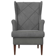 Poltrona | Sedia Relax Grigio Scuro Velluto
