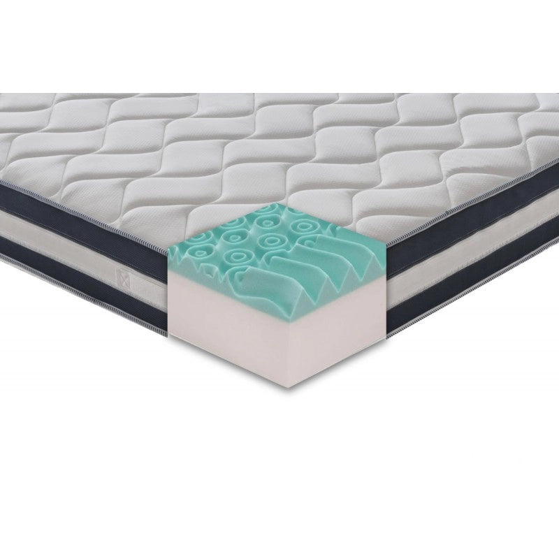 Materasso “Erik” non sfoderabile in memory foam e gel rinfrescante - 140x190