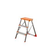 Sgabello 2 Gradini e 1 Piano Ampio in Alluminio Stylo Gierre