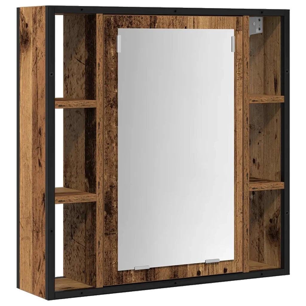 Set di mobili per il bagno 2 pcs Marrone Legno multistrato 3332499