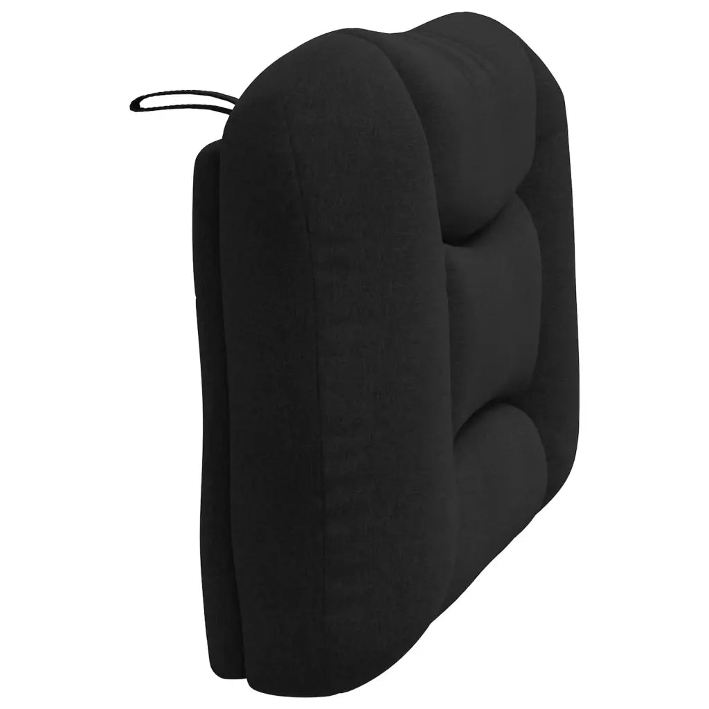 Cuscino Testiera Hvar Nero 80 cm in Tessuto 374527