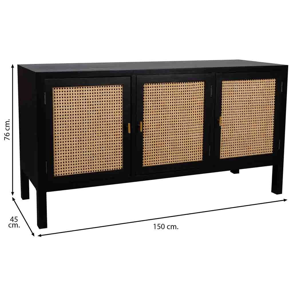 Madia 150x45x76h cm