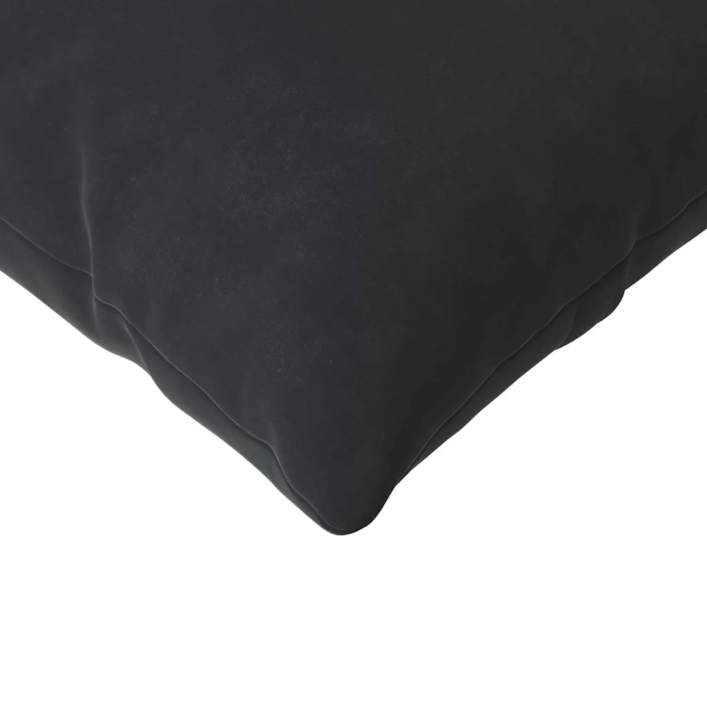 Cuscini da Divano 2 pz | Cuscini per sedie Nero 120 x 40 cm Tessuto in Cords