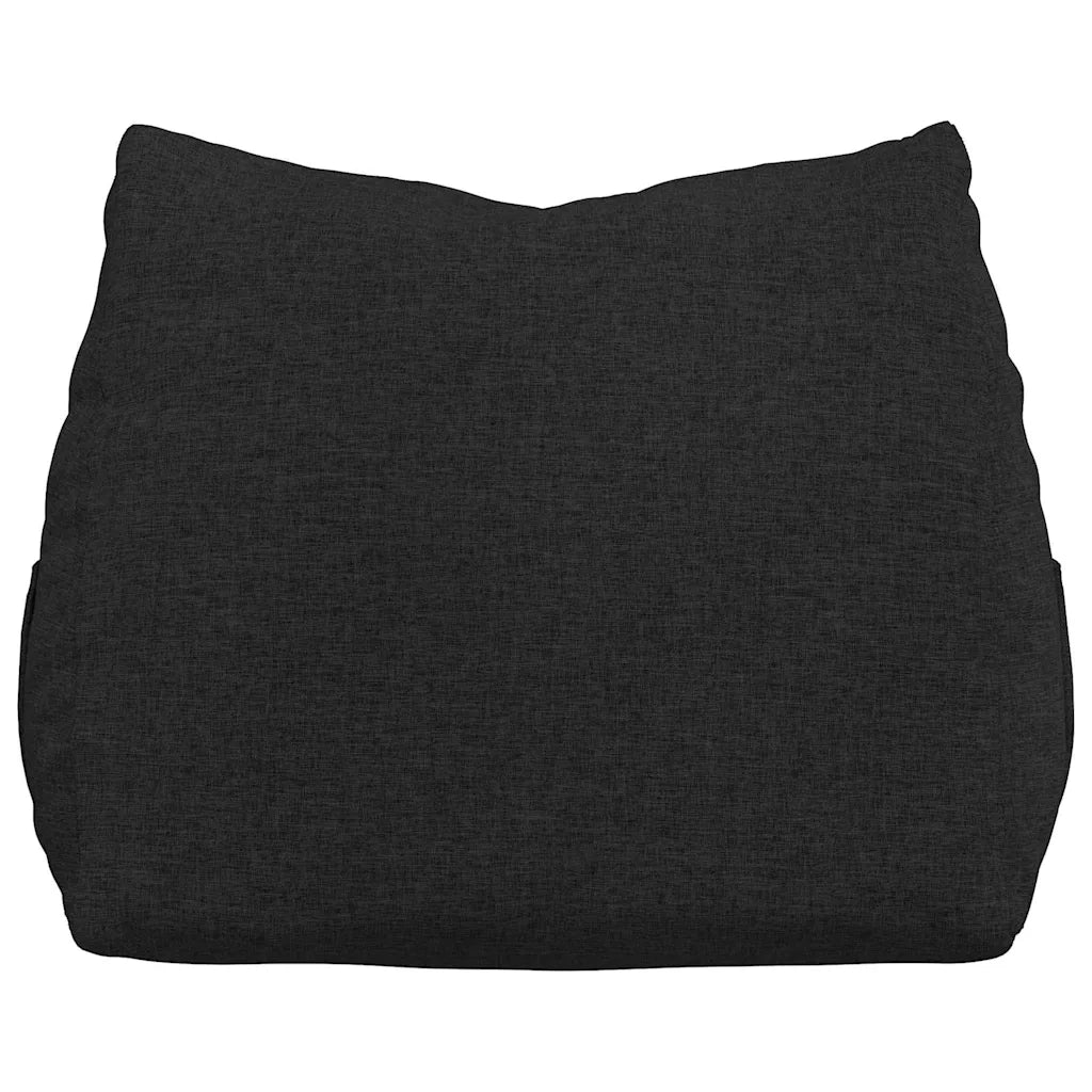 Cuscino per Schiena Nero 60 x 20 x 50 cm Tessuto 42015033