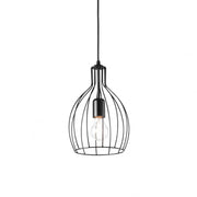 Lampada A Sospensione Ampolla-2 Sp1 Nero Ideal-Lux