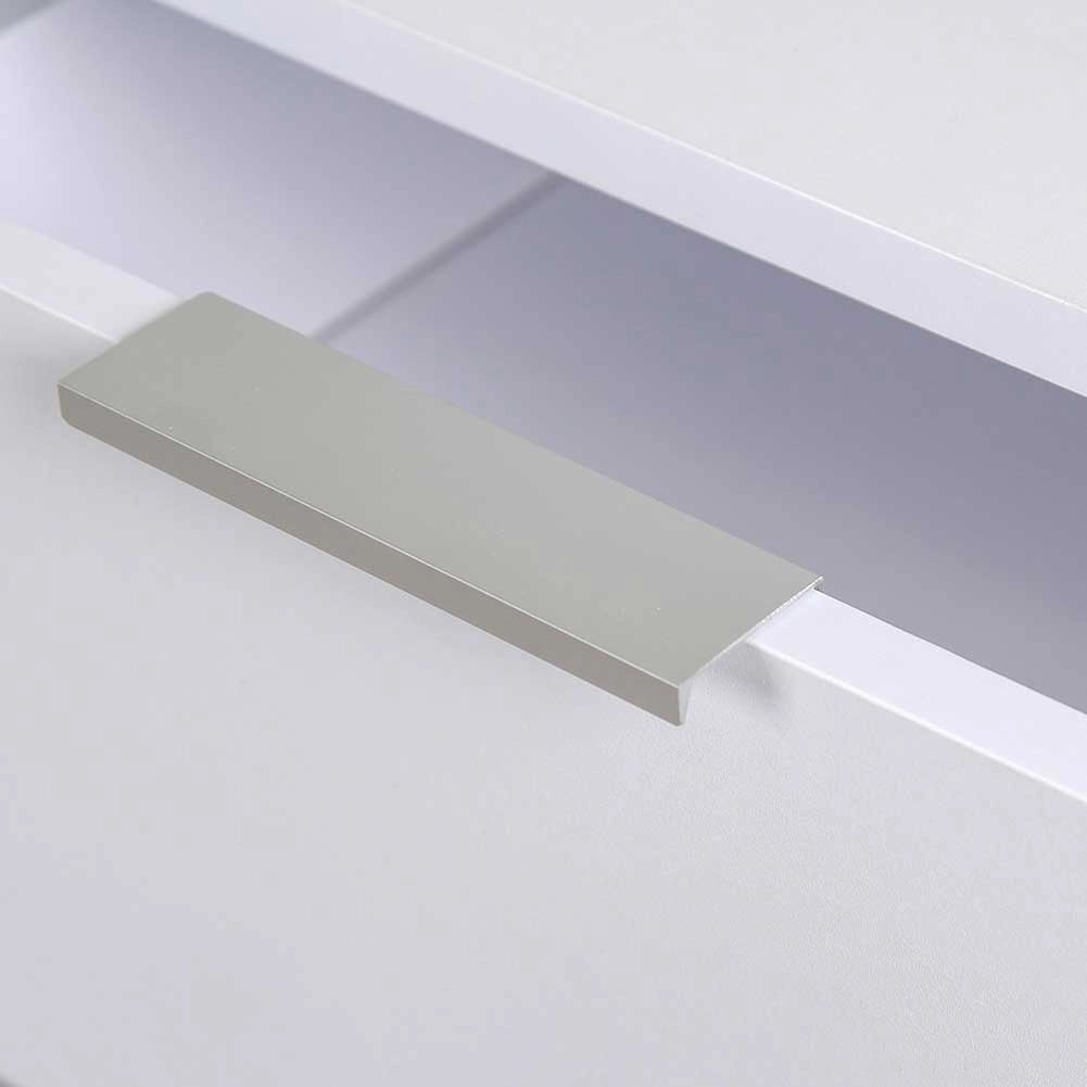 Mobile Comodino 3 Cassetti 40x46x61cm Design Moderno in legno MDF Bianco