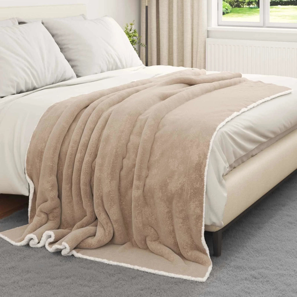 Coperta Cammello 150 x 200 cm Panno 42016978