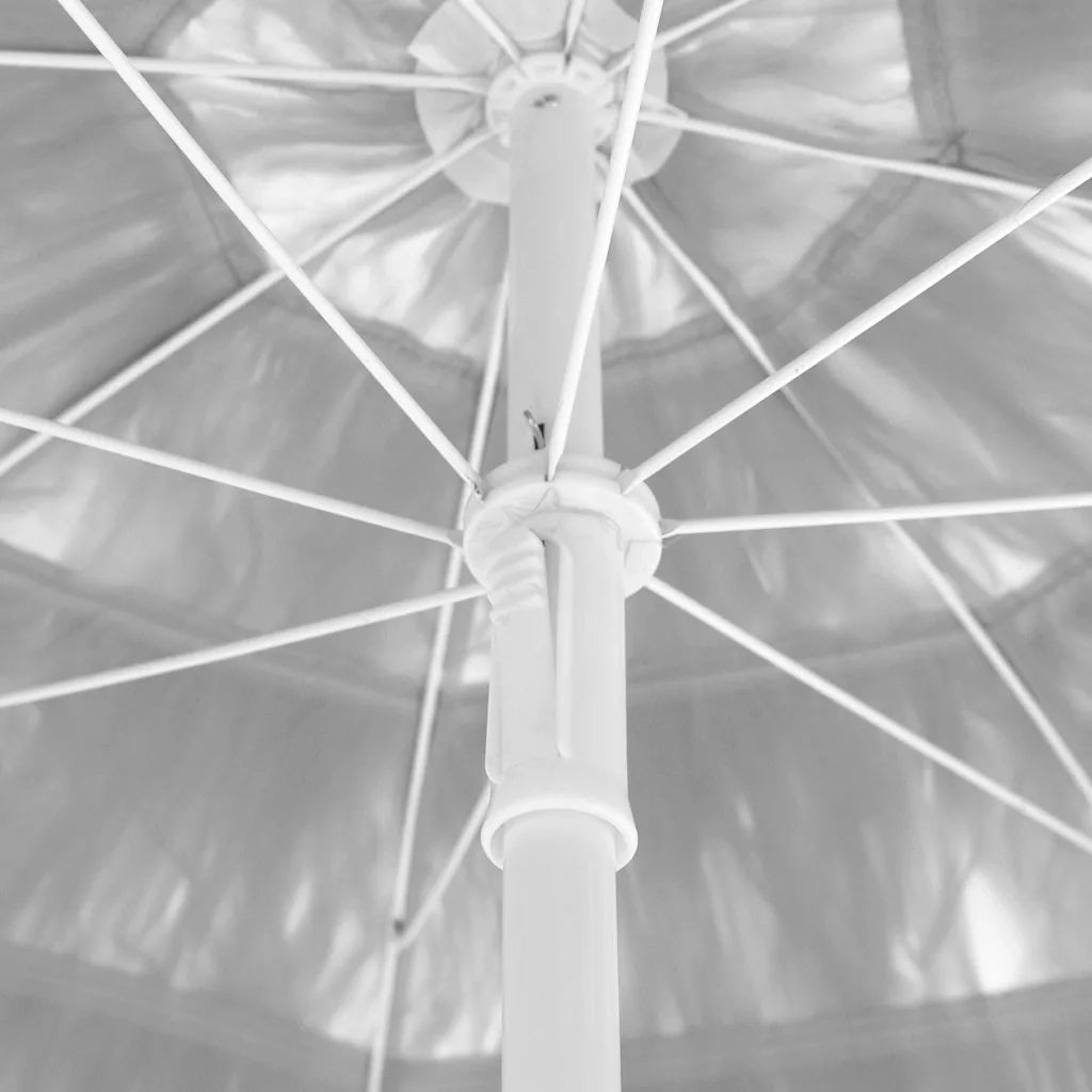Ombrello | Parasolne da Spiaggia Hawaii Bianco 180 cm