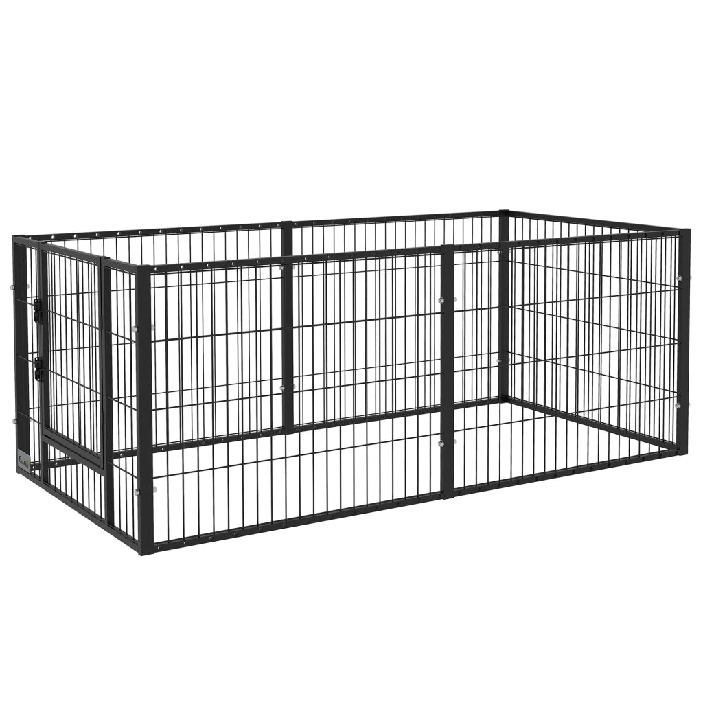 Recinto per Cani ¨C Minimal ¨C Grigio 150x79x61cm